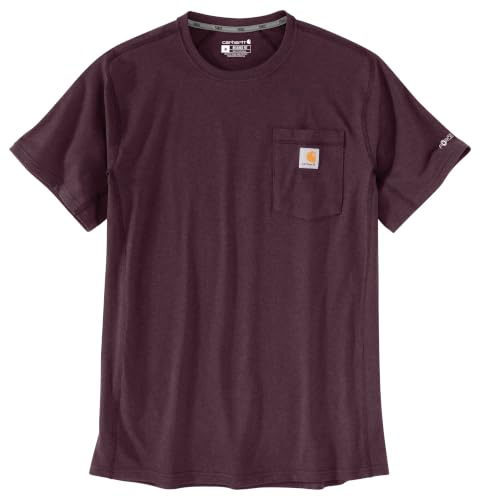 Image of Carhartt Men's Force Relaxed Fit Midweight Short-Sleeve Pocket T-Shirt