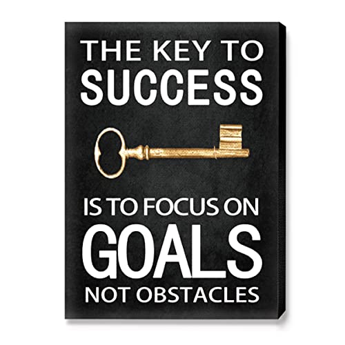 OTINGQD Inspirational Office Wall Decor,The Key to Success Wall Art,Motivational