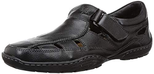 Lee Cooper Men Black Leather Fisherman Sandals_Black_41 (B07JM7RPWT) Amazon Price History, Amazon Price Tracker