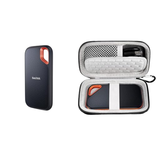 Image of SanDisk Extreme Portable 2TB, 1050MB /s R, 1000MB /s W, 3mtr Drop Protection, IP65 Water /dust Resistan