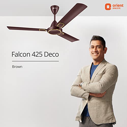 Image of Orient Electric 1200 mm Falcon 425 Deco Ceiling Fan (Brown)