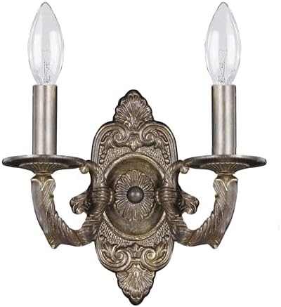 Crystorama Paris Market 2 Light Venetian Bronze Sconce