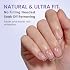 BTArtbox Extra Short Coffin Fake Nails - 320pcs Short Nail Tips Pre-shape Half Matte Soft Gel Tips, Full Cover Clear Acrylic False Nails fot Nail Extension Home DIY Nail Salon