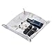 ELYTP Leather Valet Tray Organizer: Nightstand Desktop Dresser Jewelry Catchall Tray for Key Coin Change Phone Wallet Marbling Design (White)