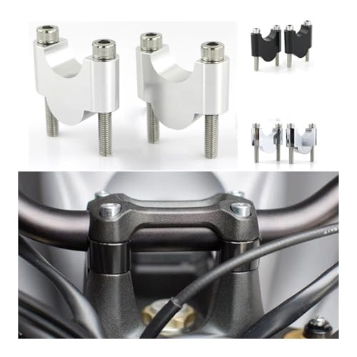 Soporte manubrio rialzo de alta precisión para manillares de 28mm 2