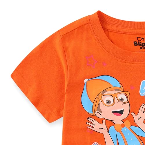 Blippi Birthday Boys Short Sleeve T-Shirt for Toddler and Big Kids2