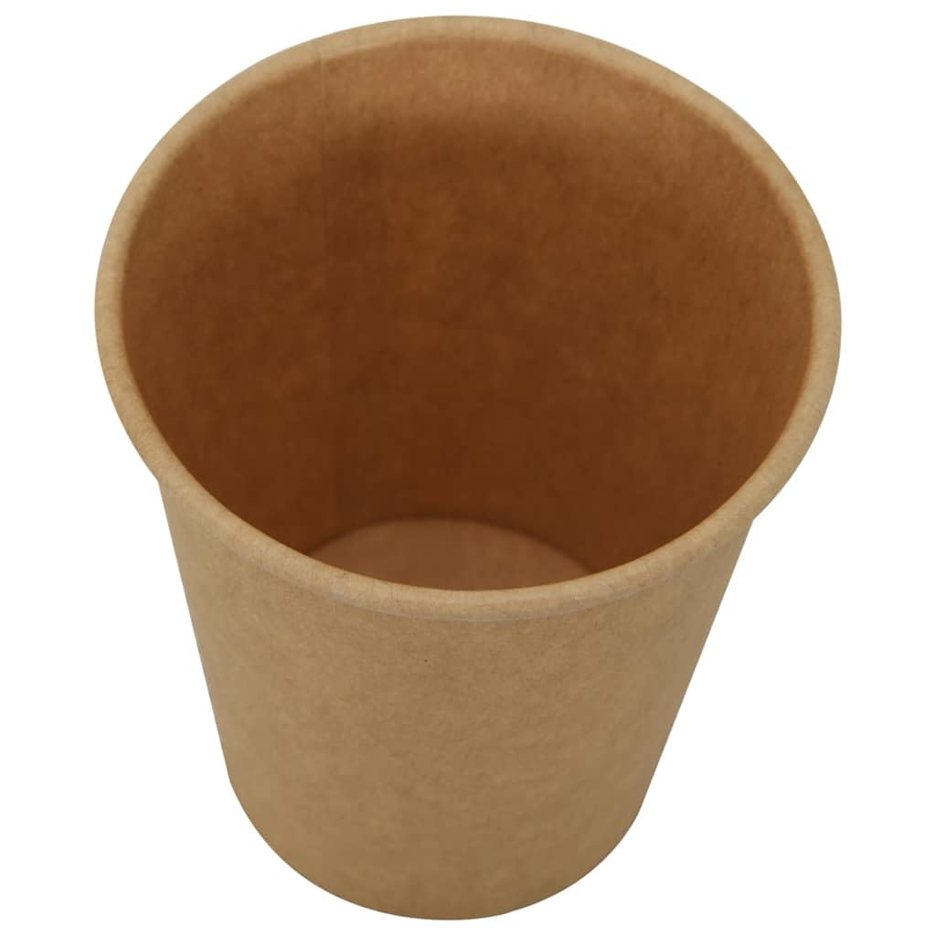 Tazze da caffè in carta 1000 pezzi 8oz 200ml Marrone Bicchieri usa e getta Tazza per caffè, Cureaux ed eventi