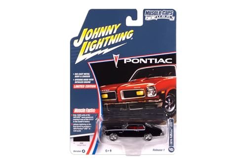 Pontiac GTO negro 1:64 miniatura 3