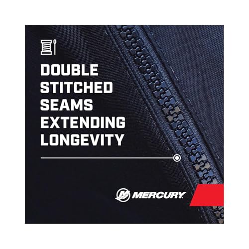 Mercury Marine Tow N Stow Outboard Cover 75-115hp FourStroke, Black