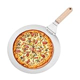 Pala para pizza – Utensilio de cocina | Pala antiadherente con mango de madera, para cocinar, barbacoa, al aire libre, servicio, preparación, casa y restaurante
