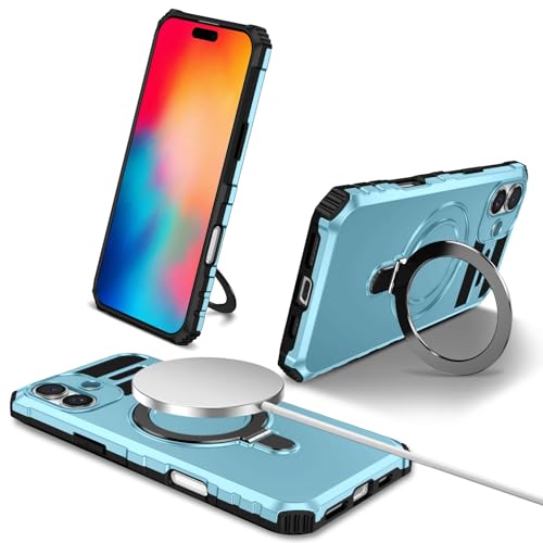 Coque iPhone 16 Plus robuste antichoc avec béquille magnétique
