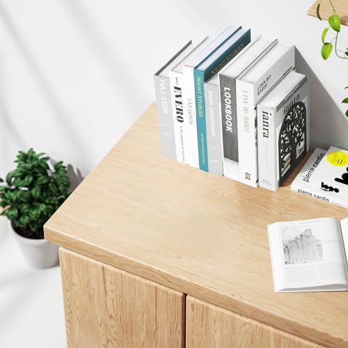 Sujetalibros de metal decorativos para organizar novelas pesadas en el salón 7