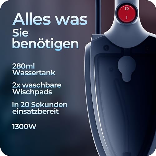 Dampfreiniger Avalla T-5 für Böden und Teppiche