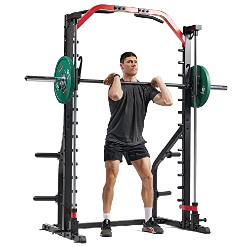 Sunny Health & Fitness Squat Smith Machine - 3 in 1