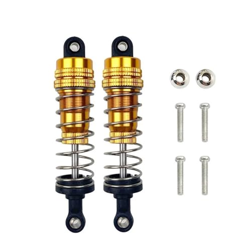 RC�J�[���i For Weili LC For Racing 14400 1316 1/10�����V���b�N�A�u�\�[�o�[ RC �J�[�̌����݊����̂��鑕���X�y�A�p�[�c(Yellow)