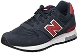 Material exterior: sintético New Balance 565, Zapatillas Hombre, Azul Navy Red, 44 EU