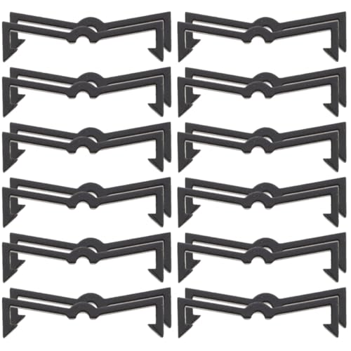 SEWACC 50 Cierres de Plástico para Ganchos de Panel Perforado Clips de Seguridad para Garaje Accesorios para Tableros Pegboard Fijadores Resistentes para Ganchos Pack de 50 Unidades