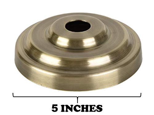 Image of Sangle Soppfy Vingage Canopy Kit and Pendant Light Fixture Chain for Chandelier or Swag Light Fixtures,Maximum Weight of 60 Pounds, 6 feet,Heavy Duty,5 Inches Diameter, Black (Bronze)