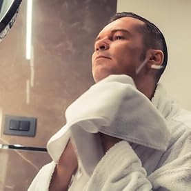 Alternative view of G.B.S Gents Barbershop Steam Towel – 100% Cotton Pre-Shave Hot Towel for Men, Soft & Super Absorbent Spa Washcloth – 12” x 16” Reusable Quick-Dry (12, White)