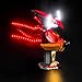 BrickBling LED Lighting Kit Only, Compatible with Lego Sonic The H' Edgehog: Shadow The H' Edgehog (NO Model), Lights Compatible with Lego 77000 Play Set (Classic Version Light)
