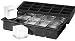 Produktbild PEARL XXL Eiswürfel-Bereiter: 2er-Set Silikon-Eiswürfelformen für je 15 kleine Eiswürfel, je 3x3x3cm (Riesen-Eiswürfelformen, Eiswürfelformen Große Würfel, Eiswürfelmaschine)