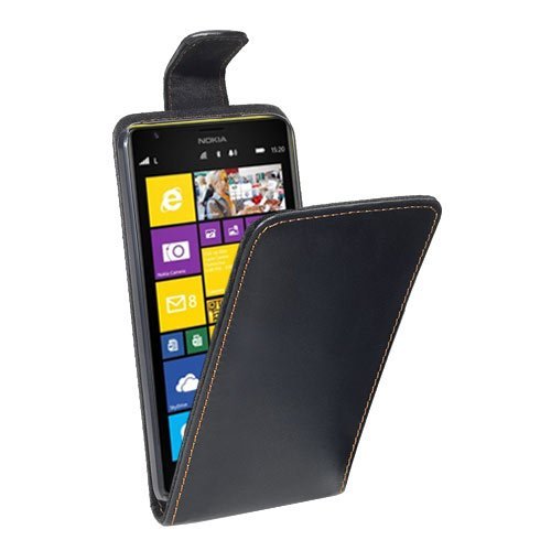 PEDEA Flipcase Hülle für Nokia Lumia 1520 Tasche, schwarz