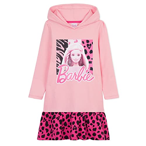 Barbie Hoodie Mädchen Kleid, Kapuzen Kleider für Mädchen aus Baumwolle...