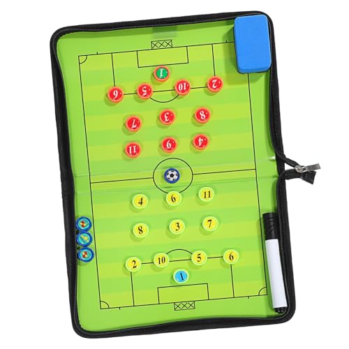 Balacoo Soccer Supplies Soccer Field Whiteboard Portable Board Magnetic Surface Training Match Planning Tool