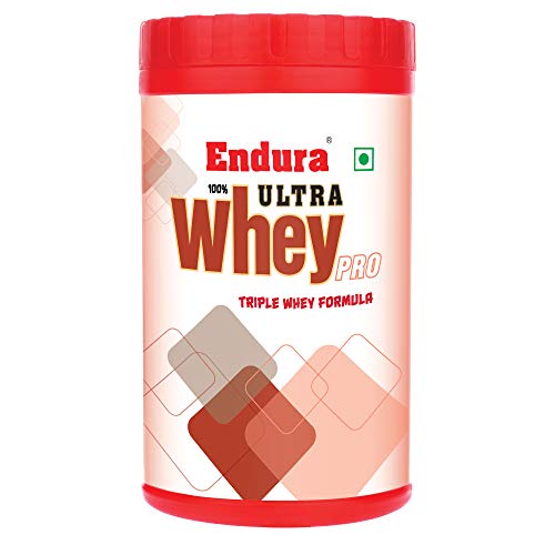 Endura Ultra Whey Pro enriched with BCAA & Glutamine | Whey Protein | Protein Supplement | 60g Protein per 100g, (400 g. Chocolate)