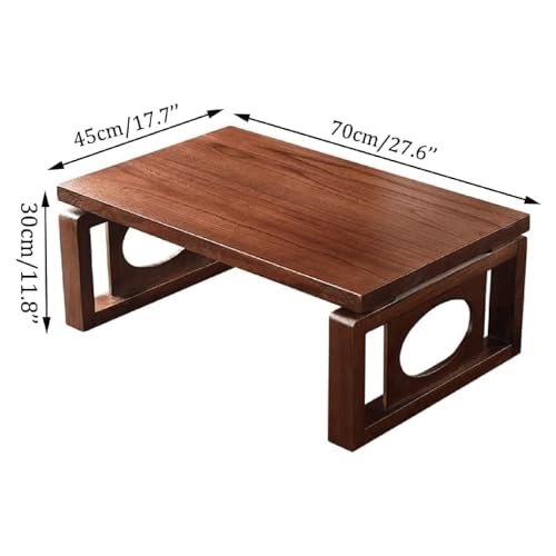 Table basse de méditation zen pour thé au sol et salon japonais