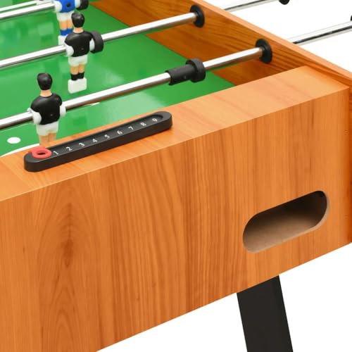 LLEZKBR Furniture Select Klapptisch Fußballtisch 121x61x80 cm hellbraun – Bild 8