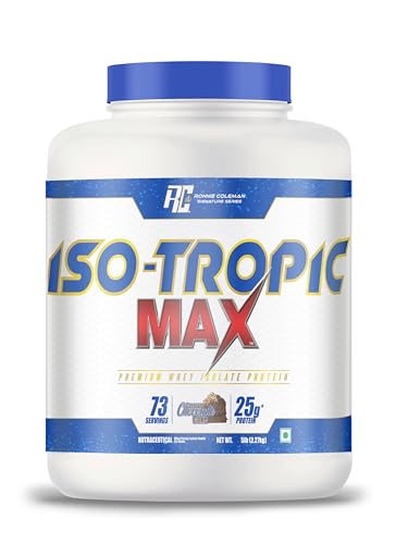 Image of Ronnie Coleman Signature Series Iso-Tropic Max, German Chocolate Cake (73 Servings, 2.27kg / 5lbs) | Premium Whey Isolate Protein Powder
