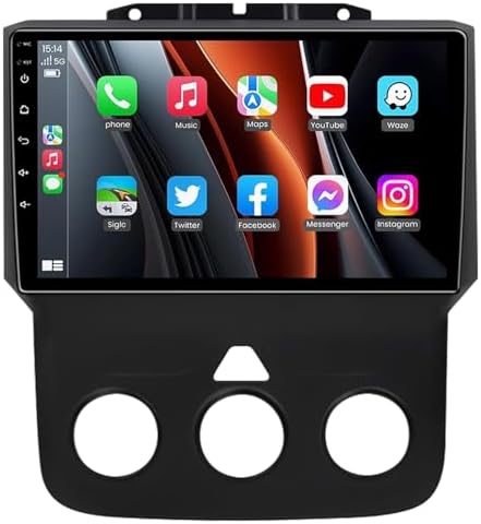 Android 13 [4GB + 32GB] Car Radio Stereo for Dodge Ram 2013-2019 1500 2500 3500 with Wireless CarPlay Android Car, 9 Inch Touchscreen Stereo Replacement with 5G WiFi GPS BT FM DSP SWC