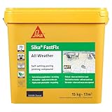 Sika FastFix All Weather Self-Setting Paving Jointing Compound – Ready to Use – No Mixing Required - Charcoal – 15kg – 17 sq. m