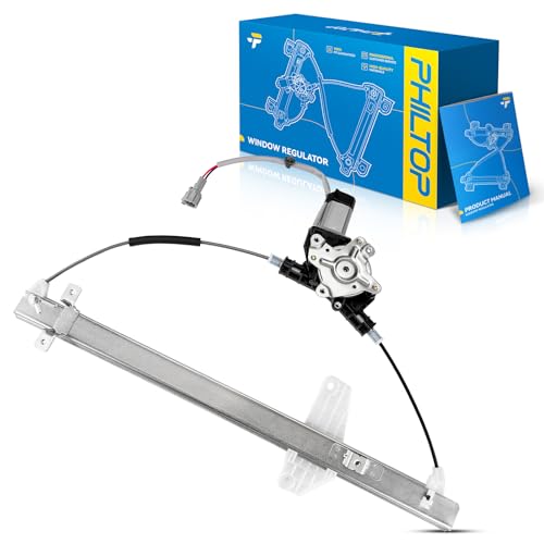 Image of PHILTOP Rear Left Power Window Regulator w /Motor Fit for Nissan TITAN 04-15