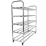 Ballregal mit feststellbaren Rollen – robuste Garage für Sportgeräte, Bälle und Spielzeug –...