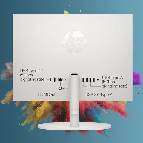 Image of HP 22 inch FHD All-in-One Desktop PC • 2025 Model - Exclusive Back-to-School Limited Edition • 64GB RAM • 1.5TB Storage (1TB SSD + 512GB External HD) • 13th Gen Intel Quad-Core CPU • Windows 11