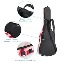 JRHEJTFZ Housse pour guitare acoustique de 1,9 cm d’épaisseur, étanche, durable et élégant, motif floral abstrait pétale, Multicolore 4., 42.9×16.9×4.7 in, Motif imprimé tendance - Les Beatles, Paul McCartney, John Lennon, RIngo Starr, George Harrison JRHEJTFZ Housse pour guitare acoustique de 1,9 cm d'épaisseur, étanche, durable et élégant, motif floral abstrait pétale, Multicolore 4., 42.9x16.9x4.7 in, Motif imprimé tendance – Image 3