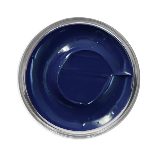 Famaco 50ml Blue Gitane Leather Deluxe Cream Polish for Boot and Shoe with Application Sponge - Long Lasting Shine Protector Kit for Boots and Shoes