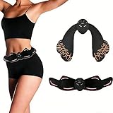 Bauchmuskeltrainer Elektrisch, EMS Trainingsgerät zur gezielten Stimulation der Po Muskulatur Muskelaufbau Hüfttrainer Fitness Training für Frauen, Muskeltrainer Elektrisch für Arm & Bein