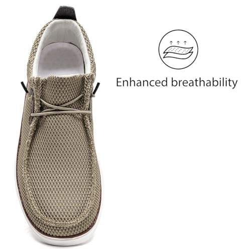Image of Mens Loafers Walking Slip on Boat Shoes Running Tennis Athletic Sneakers Workout Sports Gym Fashion Classcial Non Slip Sneakers Casual Comfortable Shoes Leisure Vintage Flat