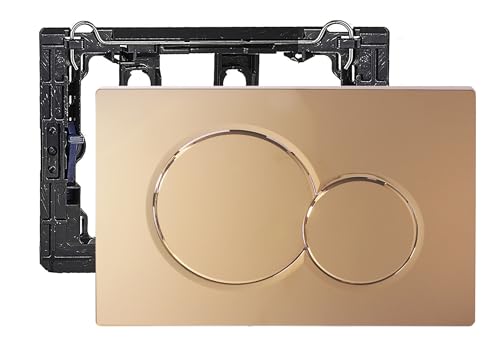 Dual Flush Actuator Plate Compatible with Geberit 115.770.46.6 Wall Mount