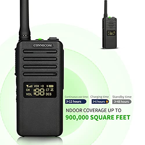 Two Way Radios - Connecom Digital & Analog Compatible Radios Business Long Range Walkie Talkies Suitable For Shop, Hotel, Warehouse, Restaurant, Chain Etc Two-Way Wireless Gd700 2 Pack #TOP5