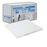 TYC Cabin Air Filter compatible with Hyundai Accent 2012-2017 - White