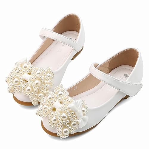 Girls Sparkle Mary Jane Ballerina Flat Glitter Low Heel School Princess Wedding Flower Dress Shoes for Toddler/Little Kid/Big Kid3