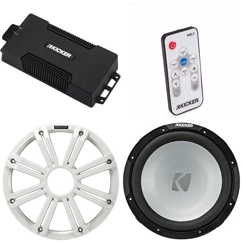 Kicker 48PXA6001 Weatherproof Powersport Mono Amp & 12