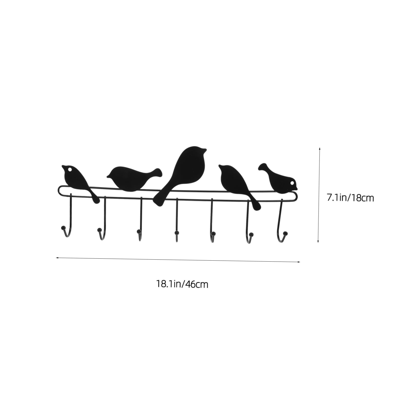 PRETYZOOM The Door Coat Hanger Multi-Purpose Rack for Home Decor Practical for Bedroom Living Room