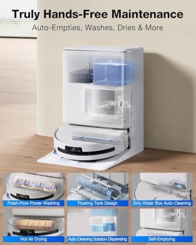 Image of ECOVACS Deebot T90 Pro Omni 2-in-1 Robot Vacuum Cleaner & Mop, 2026 New Launch, 30000 Pa Blast Suction, Self-Empty & Self-Wash Omni Station, Extra-Long Roller, AI Re-Mop 2.0, PowerBoost Technology