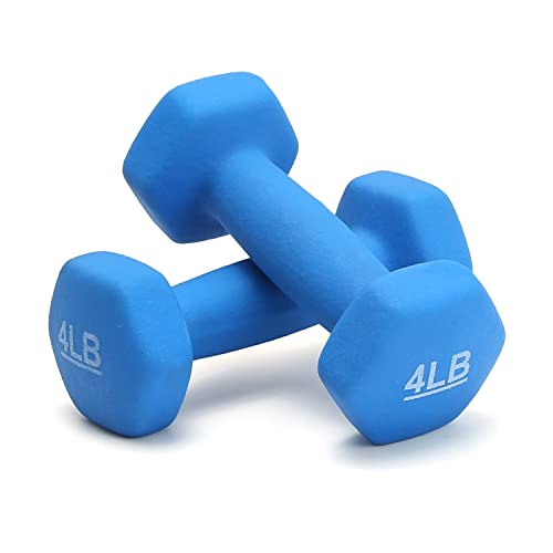 Image of KAKSS Neoprene Workout Fixed Weight Dumbbell(Proudly Made In India) (4-Pound, Set Of 2pc)