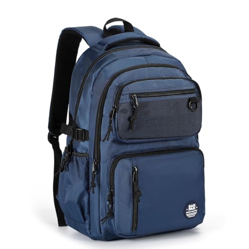 Mochila Masculina Reforçada Notebook Escolar Juvenil Adulta (Azul)